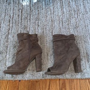 Vici open toe booties